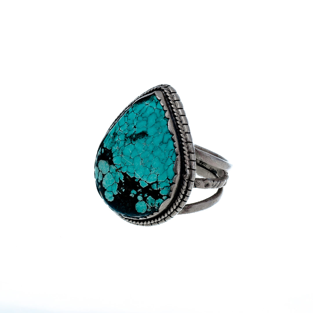 טבעת בוהו שיק - אבן טורכיז