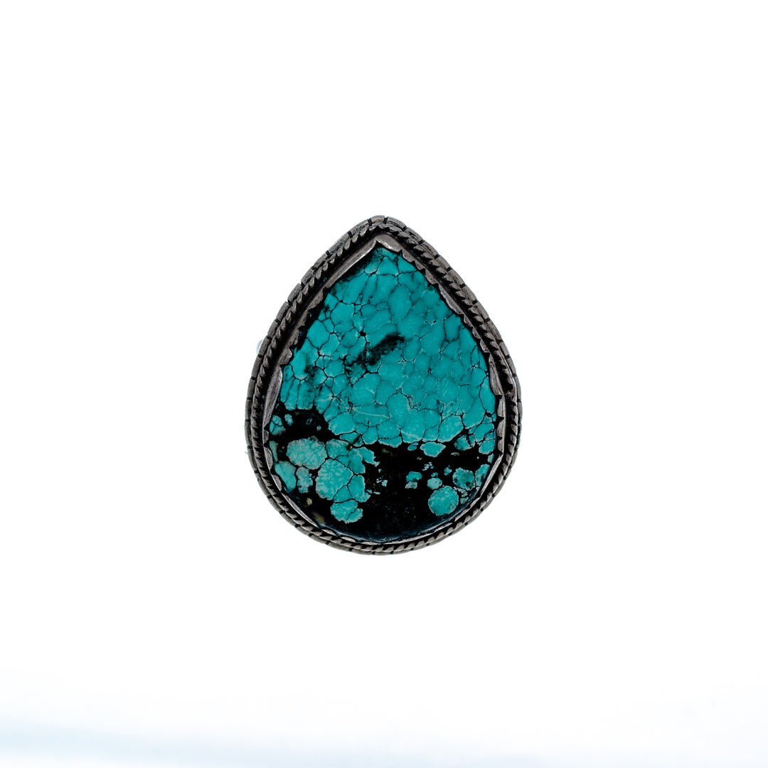טבעת בוהו שיק - אבן טורכיז