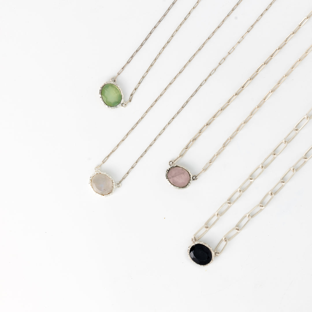 שרשרת רונה- אבן רוז קוורץ